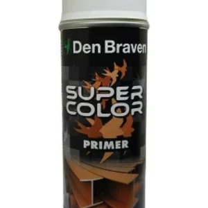 Den Braven Super Color Primer Σπρέι Αστάρι Λευκό-Γκρι 400ml