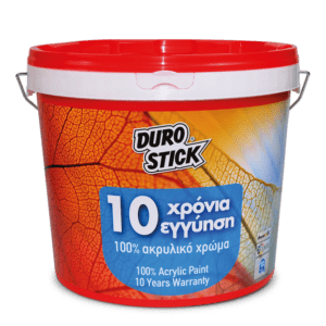 DUROSTICK 10 Χρόνια εγγύηση 100% Ακρυλικό Χρώμα