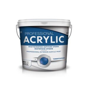 PROFESSIONAL ACRYLIC Επαγγελματικό ακρυλικό χρώμα εξωτερικής χρήσης